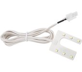 Lámpara de mesa en forma de U con luz LED de trabajo, accesorio para máquina de coser, 0,3 W, 5 V y 6 LED