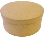 Boite ronde en bois personnalisable