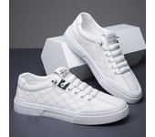 Zapatos de hombre, zapatos blancos de moda de verano y zapatillas deportivas 39 blanco