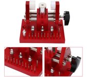 Caja trasera de reloj profesional, abridor de cubierta, conjunto de herramientas de reparación de relojero, removedor de eslabones de correa de reloj with 11Pcs Punch Pin