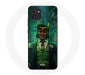 Coque pour Samsung Galaxy A03 Loki Thor Ragnarok avec Casque Affiche Personnage Série Saison 1
