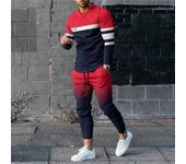 Conjuntos de chándal para hombre, pantalones, conjuntos de 2 piezas, sudadera estampada, pantalones de chándal, trajes, camisetas de gran tamaño, pantalones, conjuntos, ropa informal para hombre S