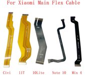 Cable flexible de conector de placa base de Tablero Principal para Xiaomi Mi 11T Mix 4 Note 10 Civi 10 Lite Reparación de Cable flexible de Tablero Principal For Mi 11T