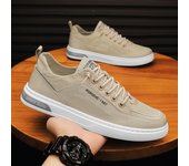 Zapatos de Lona Zapatos de Hombre Novedad de Verano Zapatos Blancos Transpirables Versión Coreana para Hombres de Los Cien Zapatos Deportivos y de Ocio Zapatos de Tabla 39