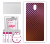 apgo skin sticker film foil vinyl for the BACK compatible with LG K30 (2019), scratch-resistant, easy to install - Carbon Chameleon CAKA5