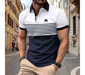 Polos clásicos de verano de negocios 2024 para hombre, polo de manga corta XL verde