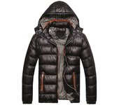 Chaqueta cálida con forro de invierno para hombre, chaqueta mullida y cálida de talla grande 2XL amarillo