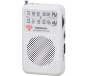 Radio de bolsillo Ohm Electric AudioComm blanca AM/FM RAD-P210S-W blanco