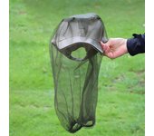 Sombrero de pescador, sombrero de pesca, antimosquitos, anti-UV, sombrero para el sol, desmontable, impermeable, transpirable One Size verde del ejército