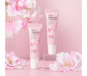 Crema para ojos Sakura 15 g Ilumina la piel Hidrata la piel Ojos Producto para el cuidado de la piel color rosa