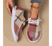 Zapatos de lona para mujer, zapatillas planas ligeras sin cordones, mocasines de tela transpirables de verano para mujer, alpargatas de diseño, zapatos de lujo 36 negro