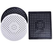 Alfombrilla para fregadero, alfombrilla de goma para platos, escurridor, Protector antideslizante para fregadero 31*26cm negro