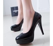 Zapatos de trabajo con plataforma y tacón alto de aguja con punta puntiaguda para mujer Zapatos de moda elegantes y cómodos para mujer 34 blanco