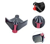 4 rodillos para manguera de neumáticos para lavado de autos, guía de manguera de neumáticos, cuña para neumáticos, herramienta antiabrazaderas para manguera de lavado de autos, cuña para neumáticos. verde