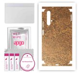apgo Protective Skin Sticker for the back+sides compatible with Honor 20, Full Wrap Film, Foil, Vinyl - Pattern Rusty Copper