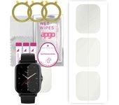 3x apgo Hydrogel Matte Screen Protector for Amazfit GTS 2e, Hydrogel Film, Flexible, Soft TPU with positioning layer easy installation