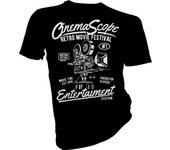 2024 Nueva camiseta unisex de moda Cinema Scope, película, cámara, estilo, camiseta unisex para adultos y mujeres, unisex L