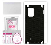 apgo Protective Skin Sticker for the back+sides compatible with Realme Narzo 50i, Full Wrap Film, Foil, Vinyl - Pattern Matrix