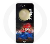Coque Samsung Galaxy Z Flip5 super mario bros jeux