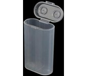 Caja de almacenamiento de plástico para batería 18650 resistente al agua, caja de plástico para batería recargable, caja de plástico para batería 18650 duradera 1PC