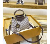 Bolso de mujer nuevo 2023, bolso de hombro versátil estampado, bolso sencillo de contraste para mujer, bolso tipo bandolera tipo Bombonera a la moda M