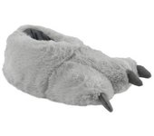 Slumberzzz Pantuflas con garras supersuaves para niños 11-12 gris