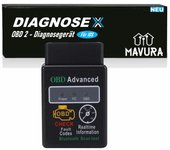 DIAGNOSEX Diagnosegerät Bluetooth OBD2 Autoscan iOS Iphone Windows Handy Adapter