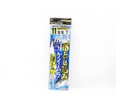 Sasame FSM87 Otoshikomi Keimura UV Sabiki 18/18, 16 cm/4 m Talla 11 (5982)