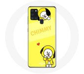 Coque pour Samsung Galaxy A21S BTS Bangtan BT21 Chimmy Jimin Fond Jaune