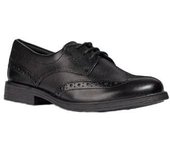 Zapatos Colegiales Niña Agata D de Charol Geox 7 UK Child negro