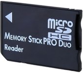 Adaptador de tarjeta de memoria para PSP (Negro)