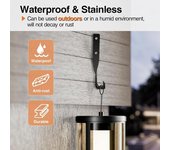 2/4 piezas de soporte de pared para motosierra, resistente a la corrosión y al óxido, para almacenamiento de cortacésped 4pcs
