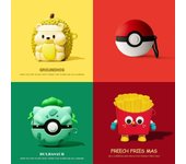 Estuche de dibujos animados para AirPods 4 Funda protectora Airpods Pro 2 3 1 Accesorios para auriculares Carcasa blanda de silicona Carcasa anticaídas For AirPods 1 or 2