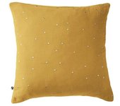 Taie d'oreiller Pois Doré Déco  Gaïa Chic  60 x 60 cm & 50 x 70 cm  Gaze de Coton  - Gaïa Chic Safran - 60 x 60 cm