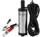 Bomba Sumergible Eléctrica de 12V Sumergible de Acero Inoxidable plata