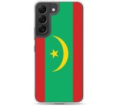 Coque Téléphone - Samsung - Galaxy S22 - Drapeau de la Mauritanie - Souple - Multicolore