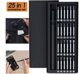 Kit de destornilladores 5/25 en 1, juego de destornilladores de puntas de precisión, Mini caja de herramientas hexagonal para herramienta de reparación de PC de teléfono móvil Phillips