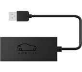 CP001 USB con cable CarPlay Dongle Android Auto Car Navigation Mini Box Mirrorlink para Android iOS negro