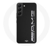Coque pour Samsung Galaxy S21 FE Amg Logo Carbone Texture