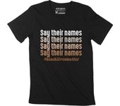 Camiseta ULTRABASIC para hombre Black Lives Matter Shirt Say Their Names Police Brutality Vintage Apparel XS negro
