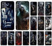 Funda de teléfono con esqueleto de calavera de la muerte para Moto Edge 50 40 Pro Edge 40 30 Ultra Neo Fusion G Power G Stylus G Play E32 E20 E40 Moto Edge 40