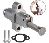 Kit tensor de cadena para Yamaha Warrior 350, Big Bear 400, Kodiak 450. Ajuste ajustable de la tensión de la cadena. silvery