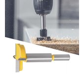 Broca de apertura suave y duradera con punta Forstner de 15 a 50 mm, herramienta para trabajar la madera en el hogar 35mm