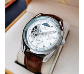 Reloj mecánico automático de gran tamaño con volante hueco, reloj para hombre, resistente al agua, luminoso, fase lunar, reloj multifuncional, de alta gama para hombre
