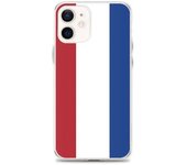 Coque iPhone - Drapeau Pays-Bas - iPhone 12 mini - Souple - Multicolore - Vertical