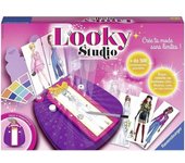 Looky Studio - Ravensburger - Pasatiempos creativos - Dibujos de moda - Estudio de estilismo en formato maxi - 6 años