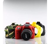 Funda protectora de silicona suave para cámara Nikon D5300. negro