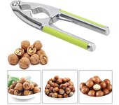 Alicates para avellanas y nueces de pino, de acero inoxidable, para cascanueces, desgranador rápido de nueces, pinza para nueces, herramientas de cocina multifunción.
