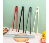 Pinzas de silicona para tostar alimentos, pinzas para salvamanteles, pinzas para cocina, pinzas antideslizantes para cocinar, pinzas para barbacoa, herramientas para ensaladas, accesorios de cocina para parrilla