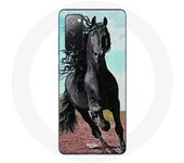 Coque pour Samsung Galaxy S20 FE Le Cheval Noir De La Race Frisonne